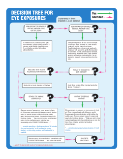 Decision Tree for Eye Exposures