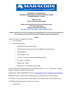 Day 2 - U.S. IOOS Coastal Ocean Modeling Testbed