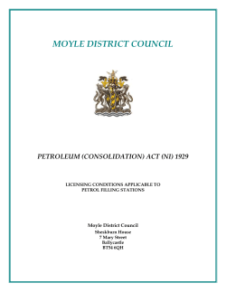 Petroleum Licensing Conditions