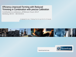 Spring back minimization of cold formed ultra high