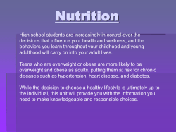 Nutrition PowerPoint - Garnet Valley School District