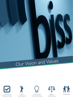 Our Vision and Values