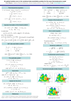 On optimal solution error in the variational data assimilation problem