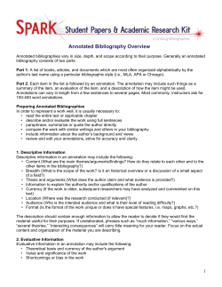 SPARK Home &raquo; Getting Started &raquo; Understanding The Assignment