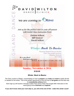 document - Ottawa Highland Dancing Association