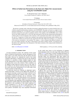 Effects of initial state fluctuations in the final state elliptic flow