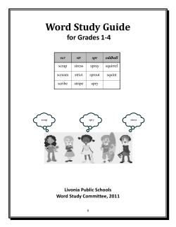 Word Study Resources Words Their Way