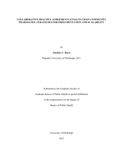 Collaborative practice agreements (CPAs) in chain community