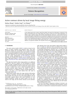 Active contours driven by local image fitting energy