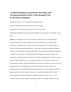 Parameter Estimation