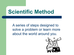 Scientific Method
