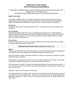 Place of Play Recommendations