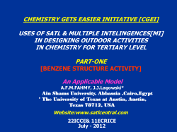Chemistry gets Easier Initiative - Systematic Approach to Teaching