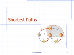Shortest Paths
