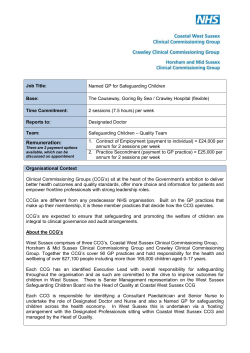 One Call One team Clinical Lead - sslmcs.co.uk