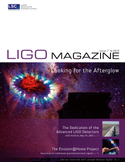 LIGO Magazine, issue 7, 9/2015