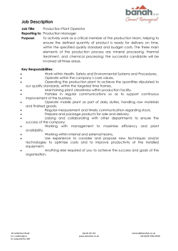 Job Pack (for more information)