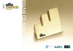 ho w to enter - The Australian Effie Awards