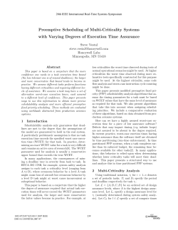 Preemptive Scheduling of Multi-Criticality Systems with Varying