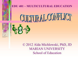 creating consensus: from conflict to congruence - Aida