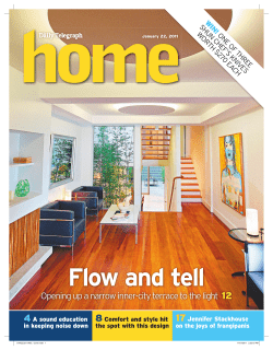 Opening up a narrow inner-city terrace to the light 12