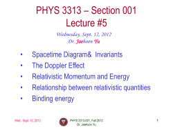 PHYS 1443 * Section 501 Lecture #1