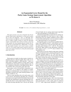 An Exponential Lower Bound for the Parity Game