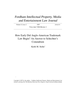How Early Did Anglo-American Trademark Law Begin? An Answer