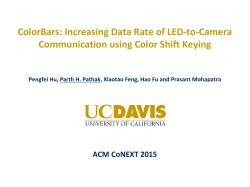 Increasing Data Rate of LED-to-Camera Communication using