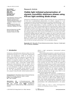 nm light emitting diode arrays