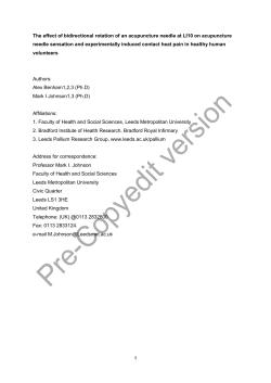 - Leeds Beckett Repository