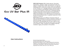Eco UV Bar Plus IR