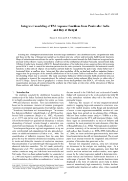 Integrated modeling of EM response functions from