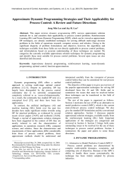 Approximate Dynamic Programming Strategies and Their