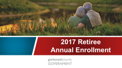 2017 Retiree Annual Enrollment Changing Photos