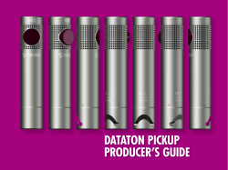 DATATON PICKUP PRODUCER`S GUIDE