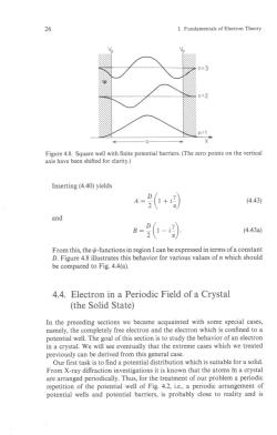4.4. Electron in a Periodic Field of a Crystal (the Solid State)