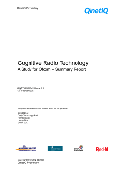 Cognitive Radio