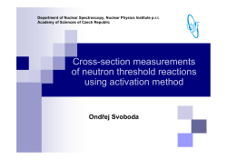 Cross-section measurements of neutron threshold reactions using