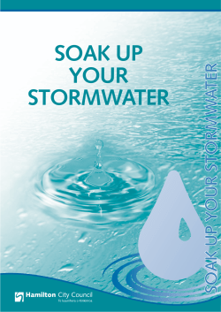SoaK Up brochure - Hamilton City Council
