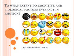 To what extent do cognitive and biological factors interact in