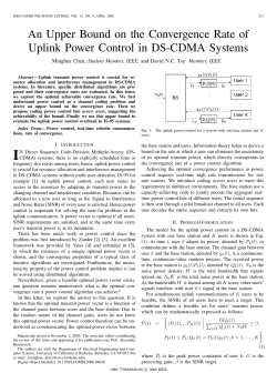 An Upper Bound on the Convergence Rate of Uplink Power Control