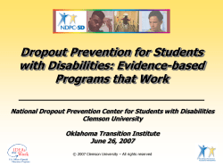 evidence-based programs that work