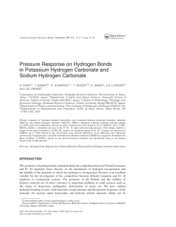 Pressure Response on Hydrogen Bonds in Potassium