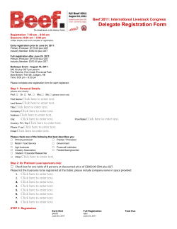 ILC Registration Form