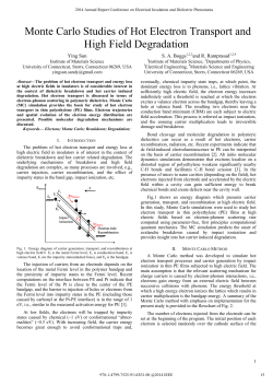Monte Carlo Studies of Hot Electron Transport and High Field