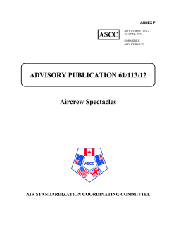 ADVISORY PUBLICATION 61/113/12 for Aircrew