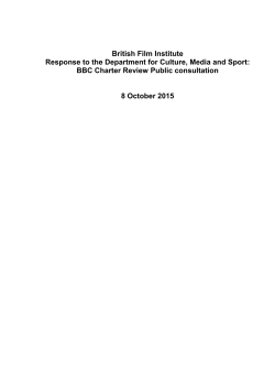 BBC Charter review public consultation
