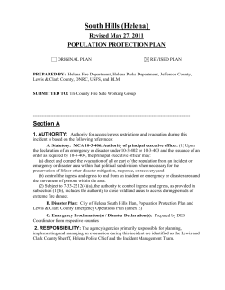 Population Protection Plan