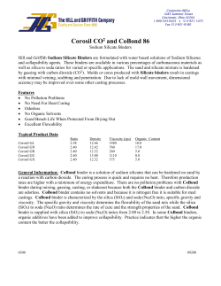 CoBond and Corosil CO2